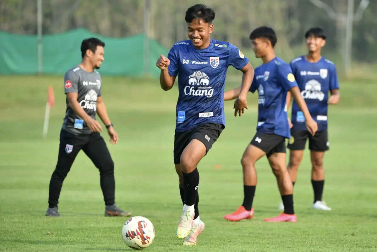 "ช้างศึก U23" ซ้อมก่อนลับแข้งเกษตรศาสตร์