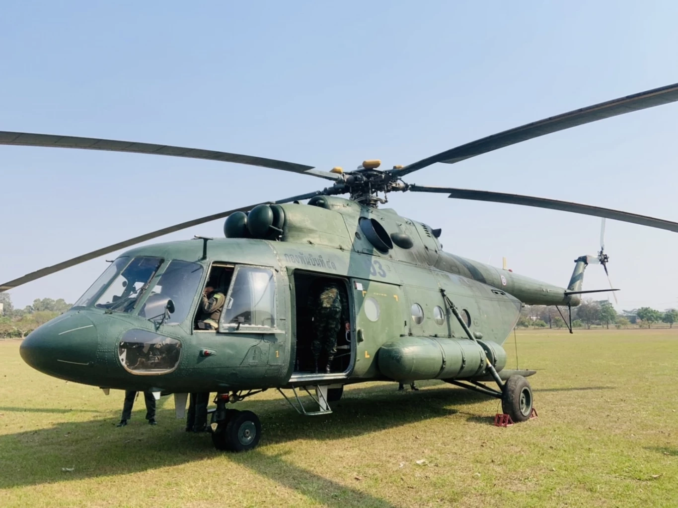 กองทัพภาคที่ 3 ได้เตรียมจัด เฮลิคอปเตอร์ MI-17 เข้าช่วยสนับสนุนภารกิจดับไฟป่า 