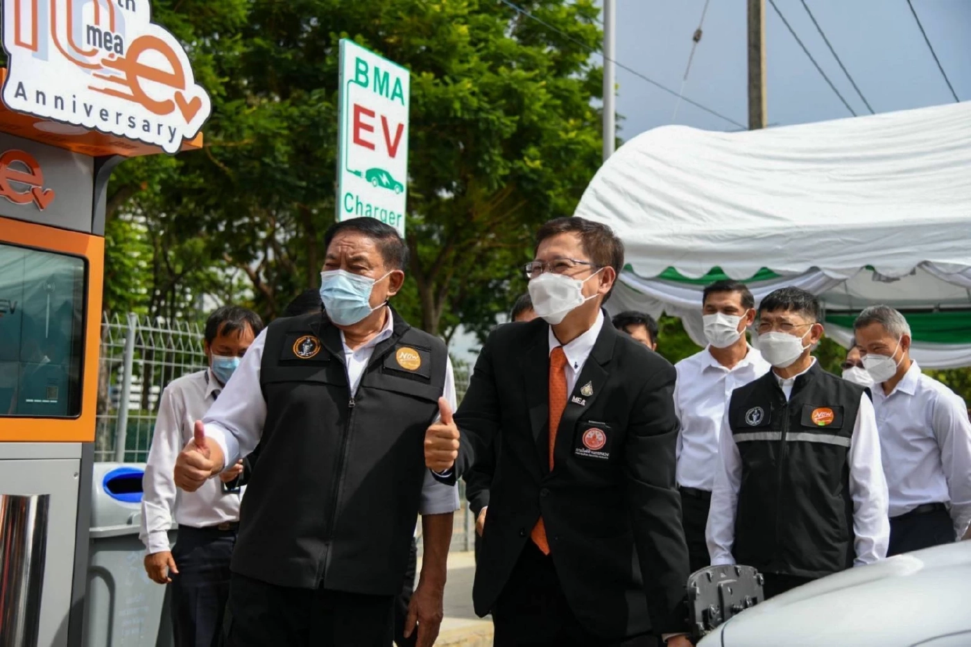MEA จับมือ กทม. เปิดให้บริการสถานีอัดประจุไฟฟ้า EV Charging Station ที่ สวนเบญจกิติ