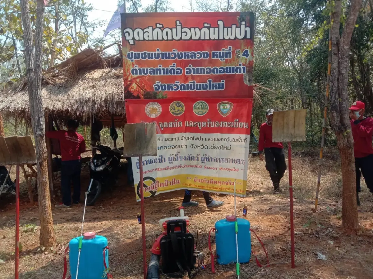 จุดสกัดไฟป่า