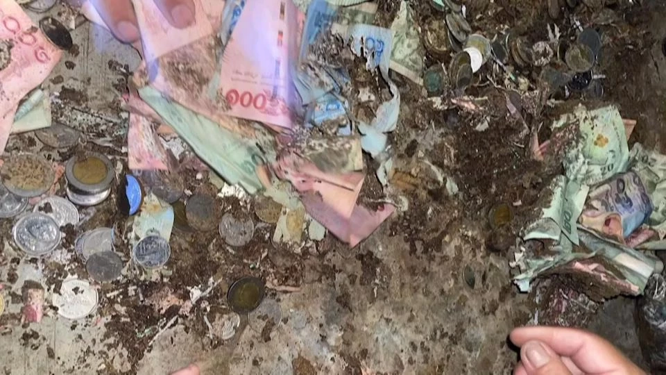 อุทาหรณ์ ปลวกกินเงินเกือบแสนหยอดกระปุกเก็บไว้งานบวชลูก