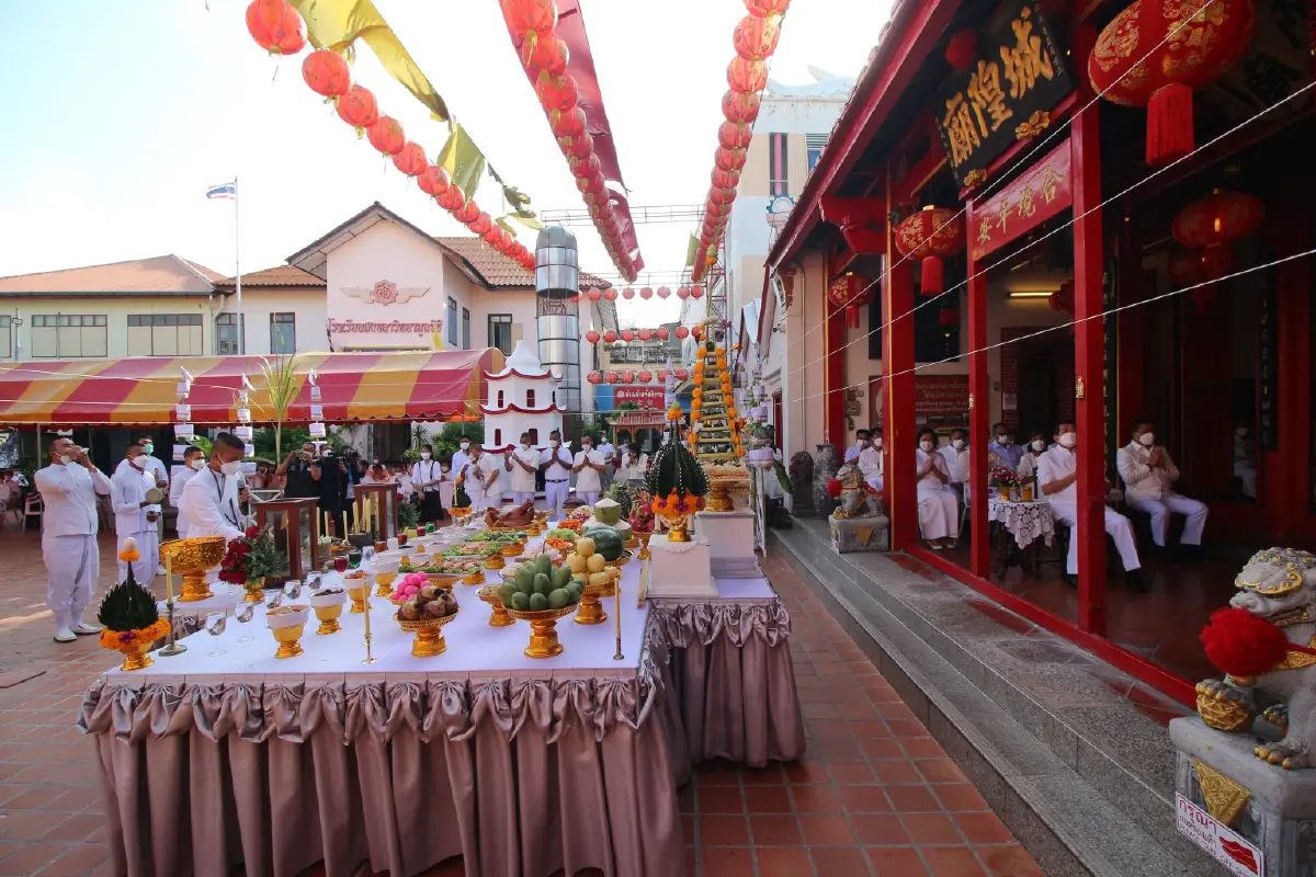 "นิพนธ์"นำชาวสงขลาร่วมบุญพิธีสมโภชเสาหลักเมืองครบรอบ 180 ปี