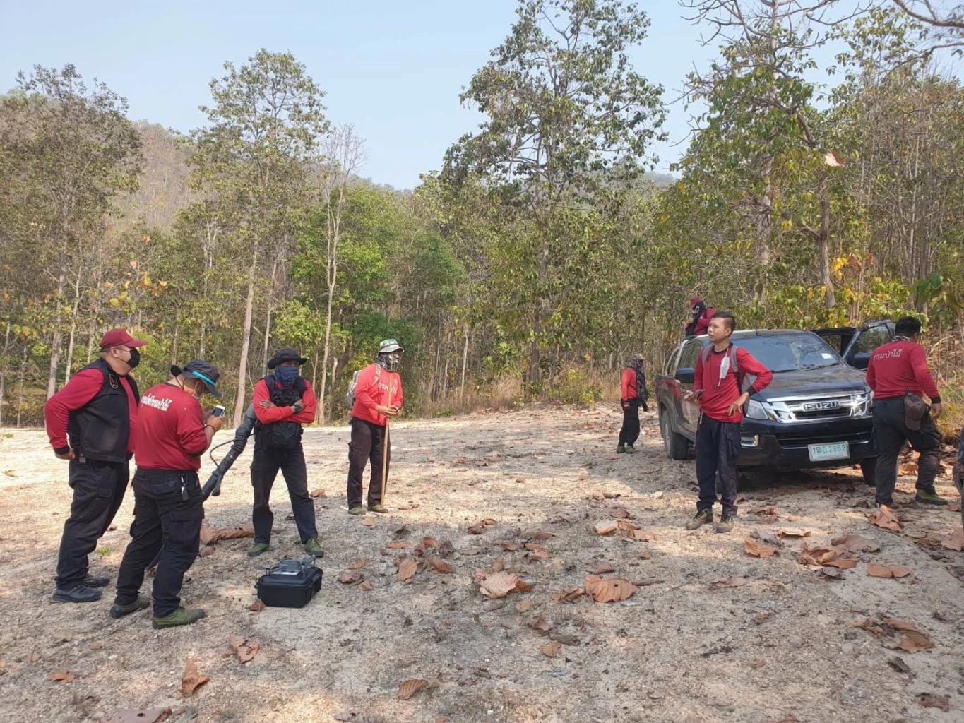 อาสาสมัครดับไฟป่า 