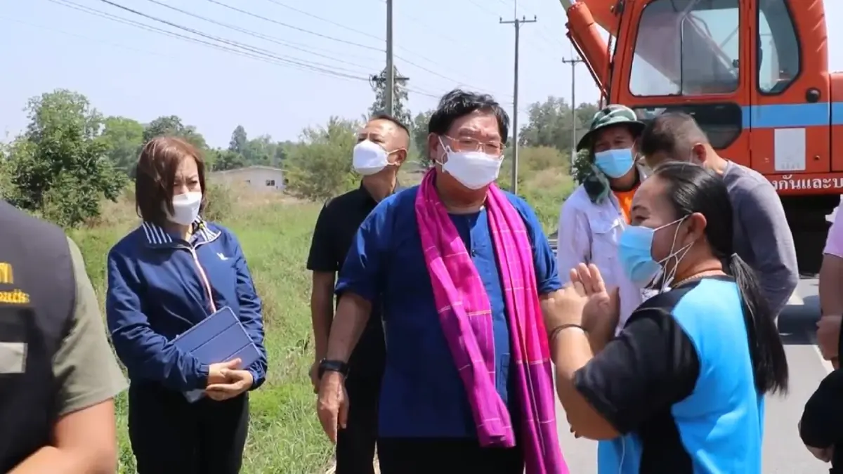 สุพรรณบุรีเร่งวางท่อผันน้ำ 'สกัด' แล้งซ้ำซาก