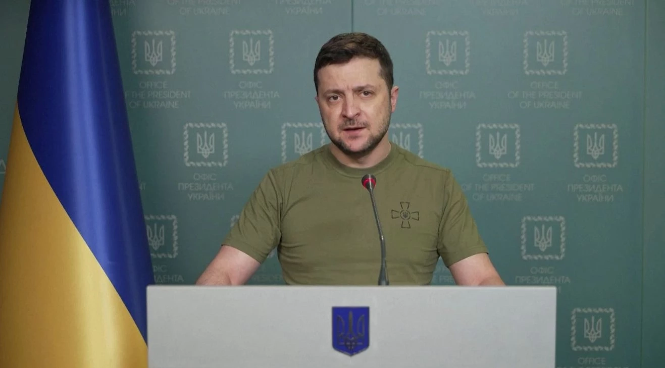 ประธานาธิบดีโวโลดิมีร์ เซเลนสกี แถลงย้ำให้กำหนดเขตห้ามบินเพื่อหลีกเลี่ยหายนะด้านมนุษยธรรม
