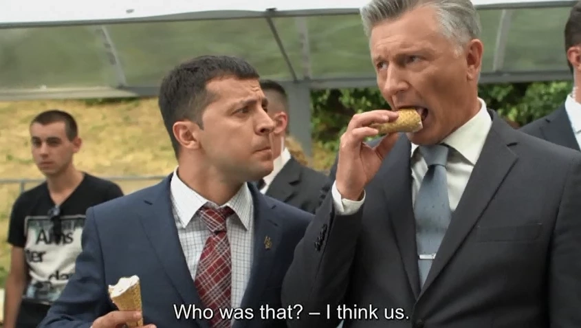 เซเลนสกี้ในซีรีส์เรื่อง Servant of the People