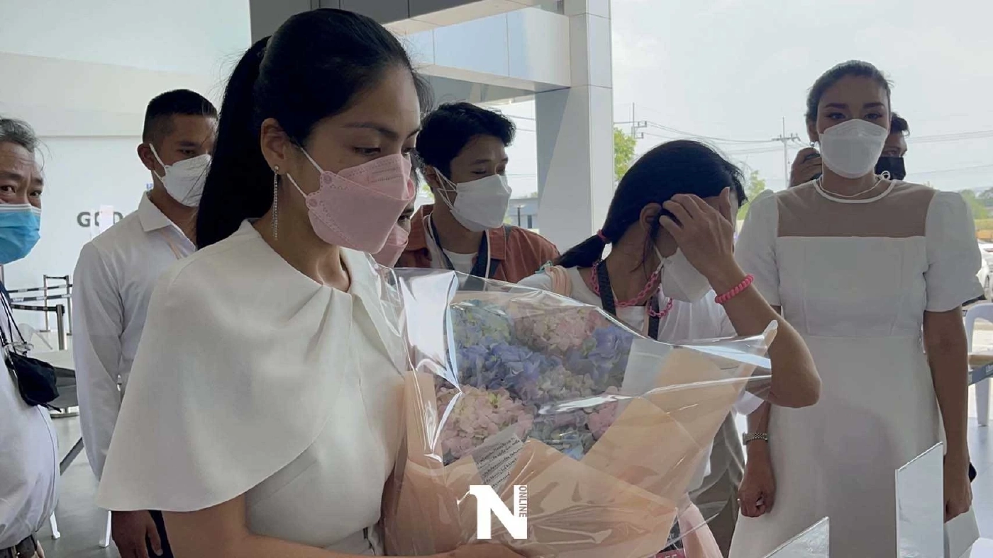 ประมวลภาพงานไว้อาลัย “แตงโม นิดา” คนบันเทิงแน่น "ปอ-โรเบิร์ต-จ๊อบ" มาด้วย