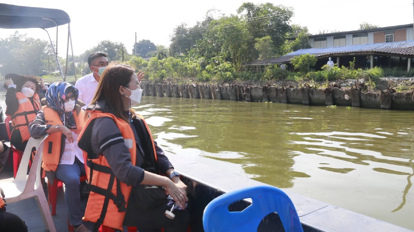 การก่อสร้าง "เขื่อนคลองแสนแสบ นครเนื่องเขต"