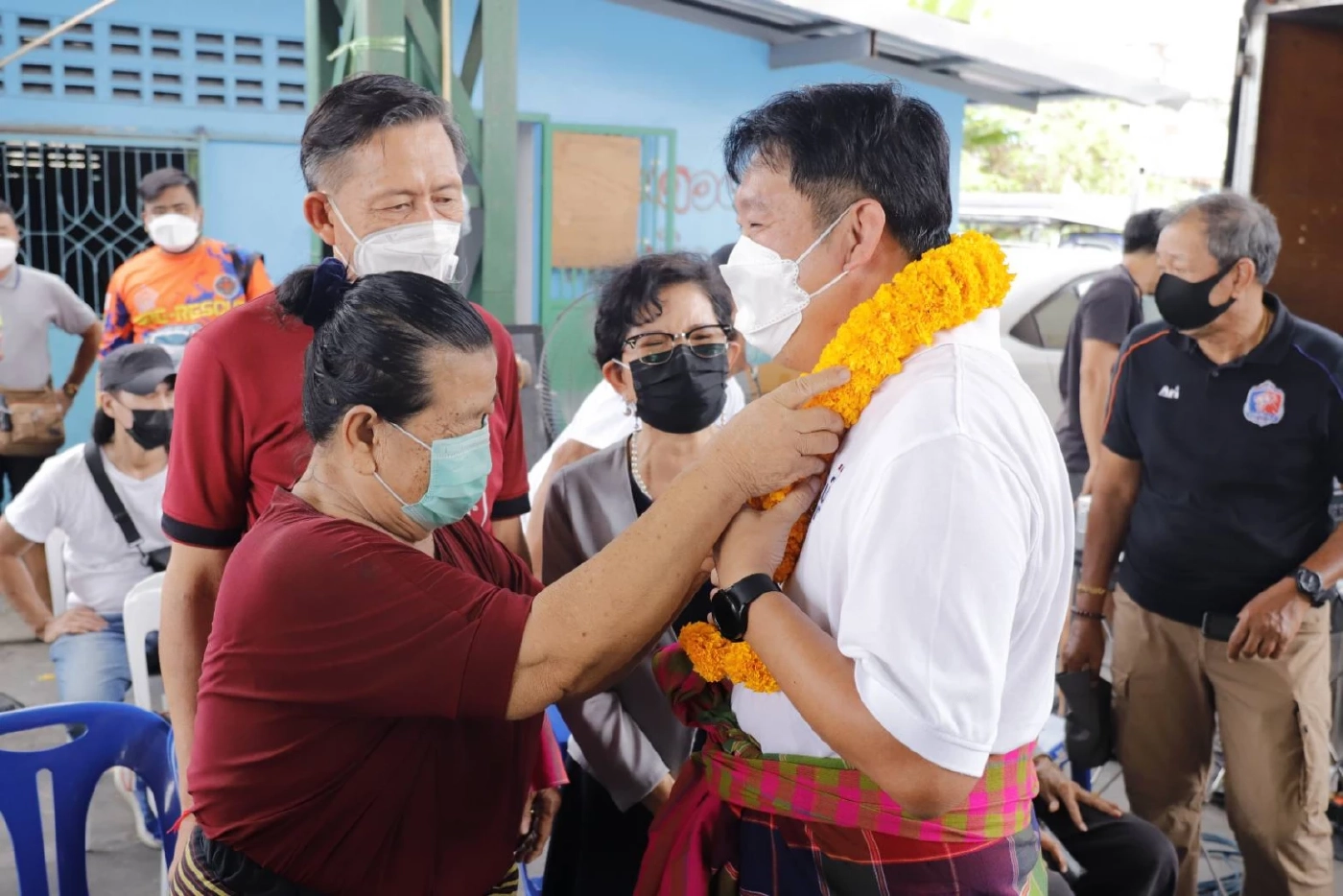 นายสุชัย พงษ์เพียรชอบ หรือ “บิ๊กต่าย คลองเตย” เลขาธิการกลุ่มรักษ์กรุงเทพ 