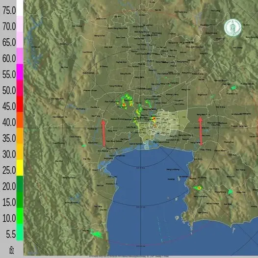 จส.100 เผย ฝนตกในหลายพื้นที่ เคลื่อนตัวทิศเหนือ แนวโน้มคงที่