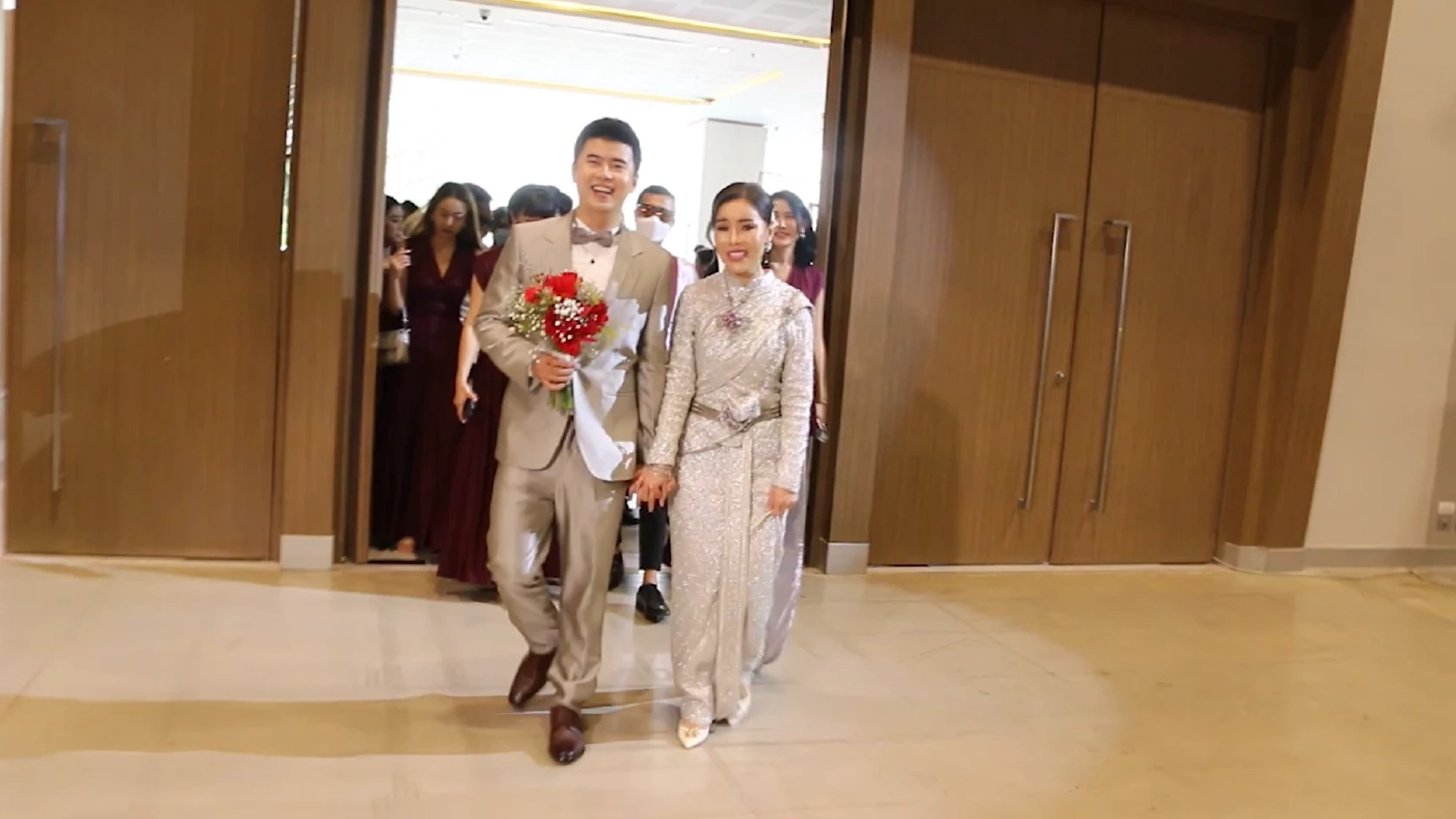 เจ้าสาว2022หอบสินสอดกว่า12ล้านแห่ขันหมากขอหนุ่มแต่งงาน