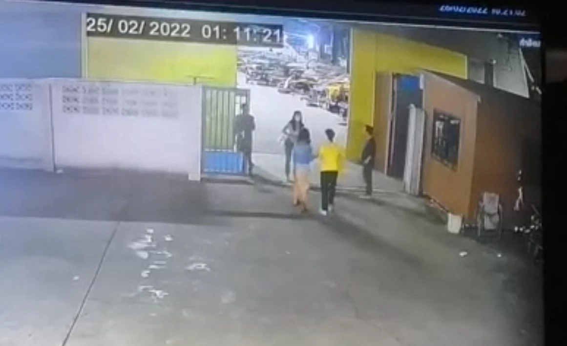 ภาพเหตุการณ์อู่จอดเรือคืนเกิดเหตุ