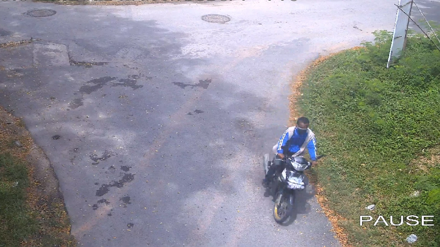 วงจรปิดจับภาพหนุ่มขโมยรถจยย.