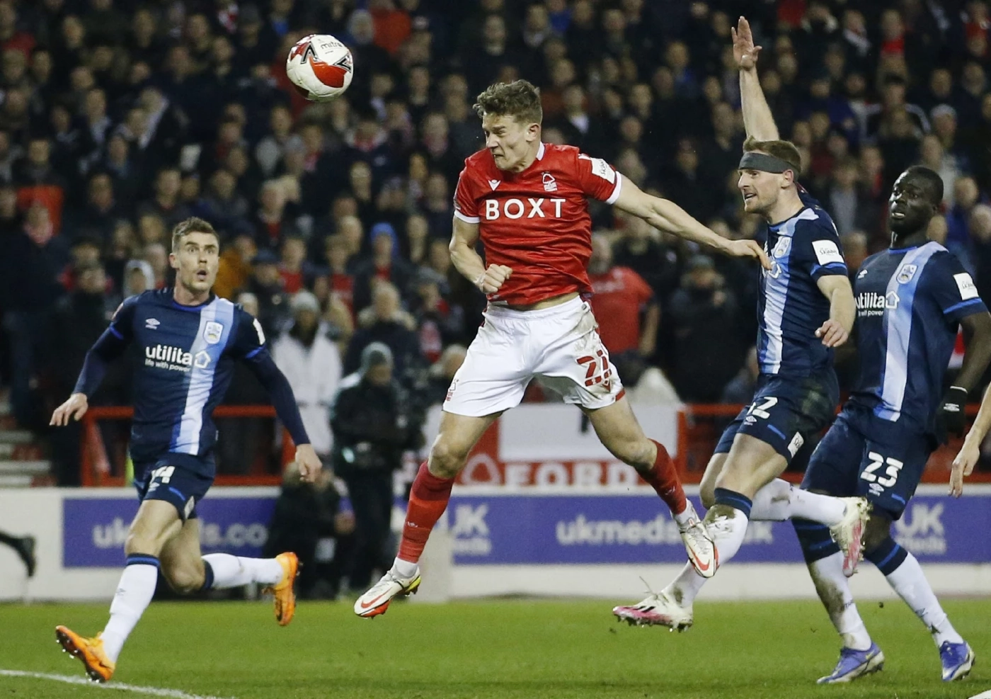 ฟอเรสต์ลิ่วชน "หงส์แดง" หลังเฉือนฮัดเดอร์สฟิลด์ 2-1 ศึกเอฟเอคัพ