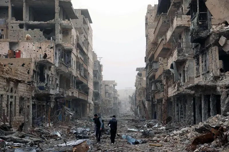 ภาพความเสียหาย เมือง Aleppo ซีเรีย หลังถูกรัสเซียโจมตี