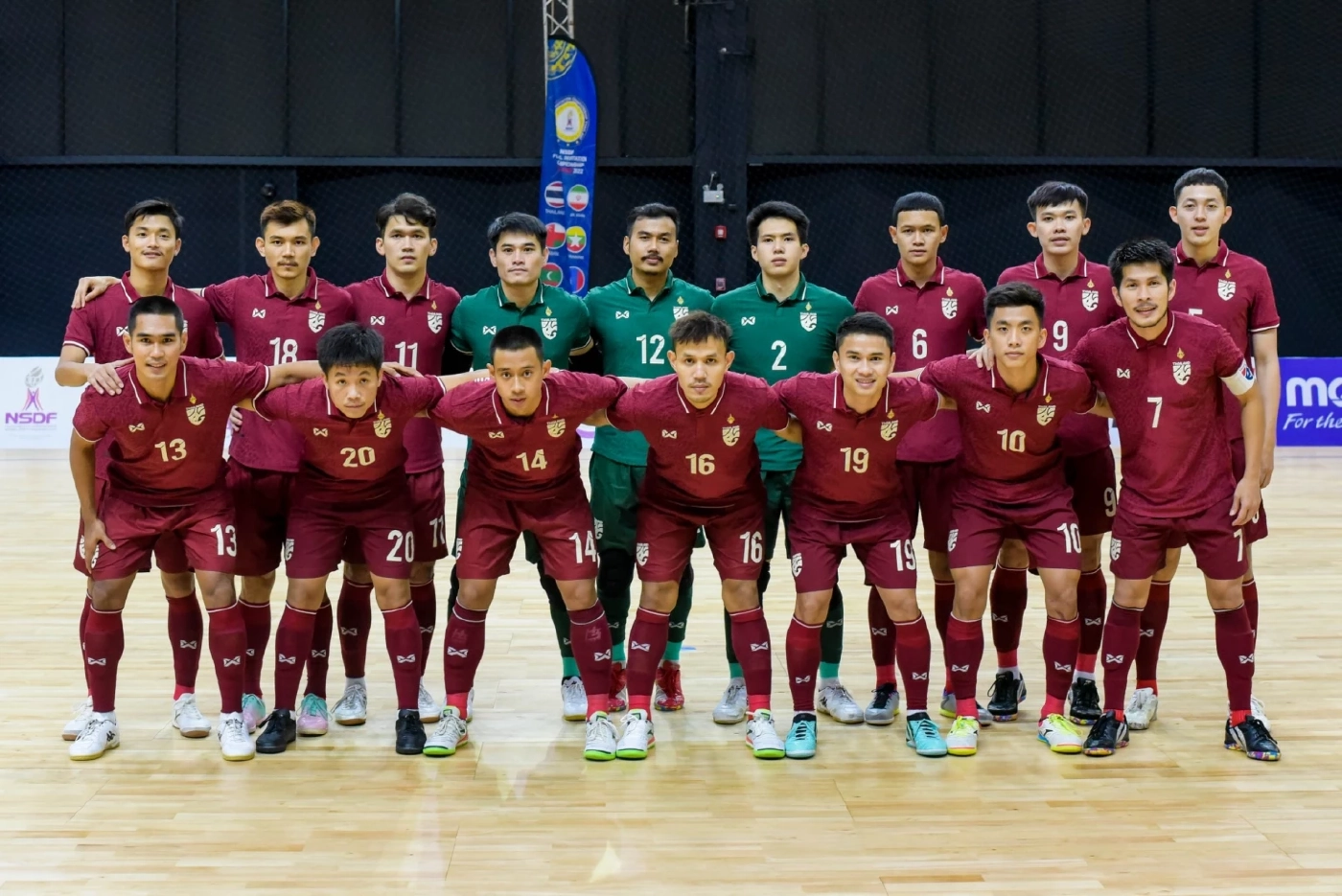 "โต๊ะเล็กช้างศึก" โค่นอิหร่าน 3-0 ซิวแชมป์ NSDF