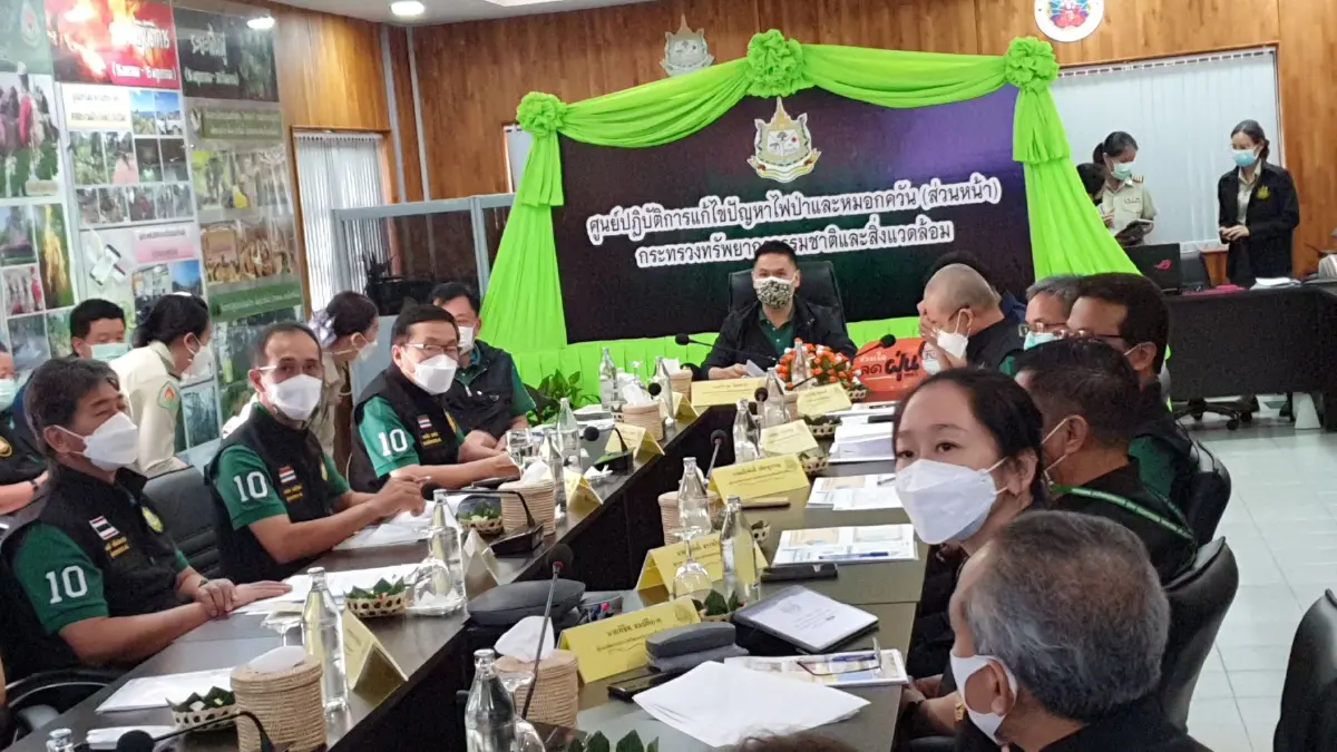 “วราวุธ”ขึ้นเหนือสั่งเข้มยกระดับเฝ้าระวังไฟป่า