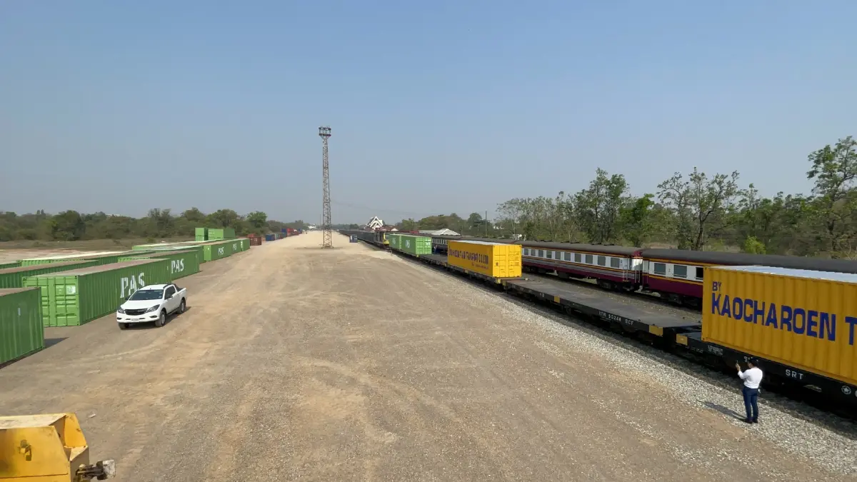 ไทยขนสินค้าขึ้นรถไฟส่งตรงไปจีนขบวนแรก