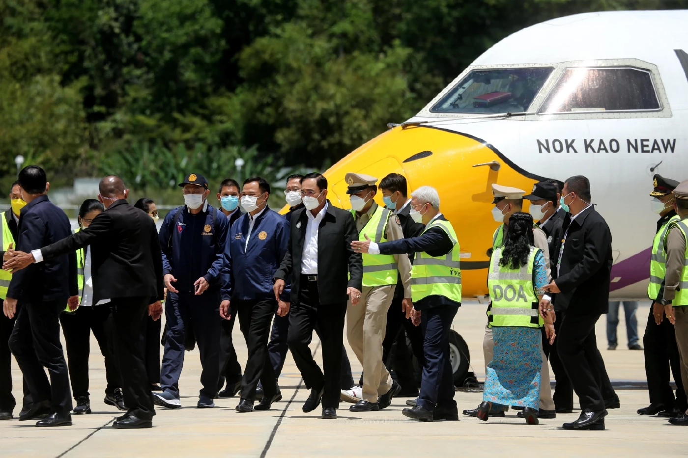 นายกรัฐมนตรี ร่วมเที่ยวบินปฐมฤกษ์ สนามบินเบตง เมื่อ 14 มีนาคม 2565 