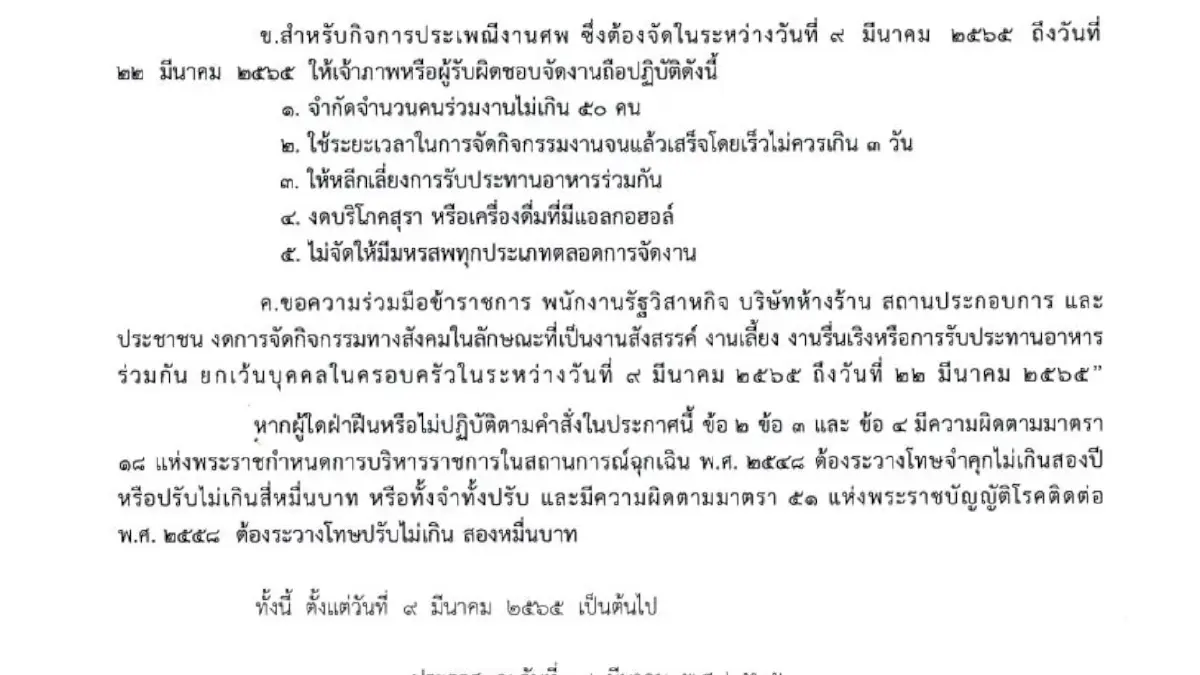 ขอนแก่นขยายเวลาขายเหล้าร้านอาหารออกไป 14 วัน สกัดโควิดในพื้นที่