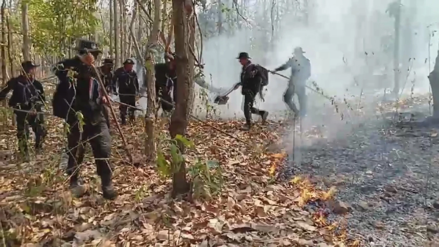 เฝ้าระวังไฟป่า“ดอยหลวงเชียงดาว-ดอยสุเทพ”