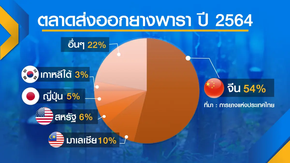 เกษตรฯคาดผลผลิต 'ยาง' 4.9 ล้านตัน เพิ่ม 1.48%