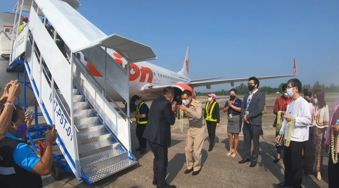"ไทยไลอ้อนแอร์"เปิดเที่ยวบินปฐมฤกษ์กรุงเทพ-น่าน