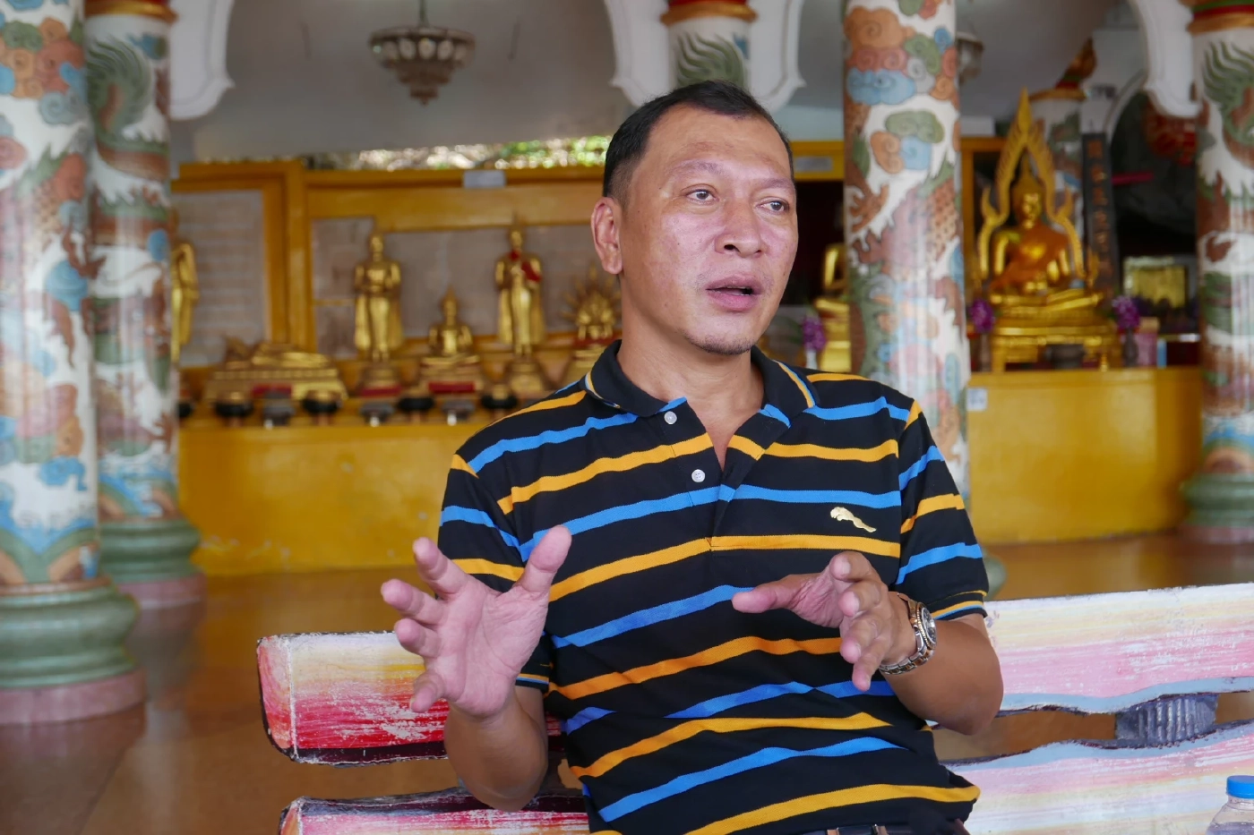 คุณธเนศ ผ่องใส นายกเทศมนตรีตำบลเกาะสีชัง 