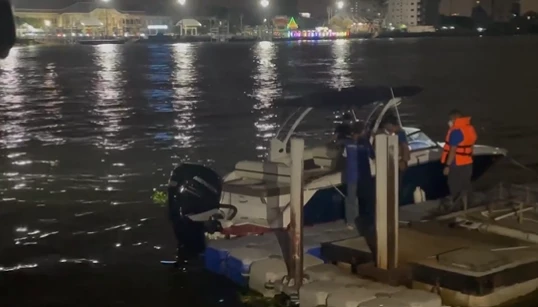 ใบพัดเรือลำที่ \"แตงโม\" ตกน้ำ หลุดหายก่อนจำลองเหตุ ต้องจุดธูปให้ราบรื่น