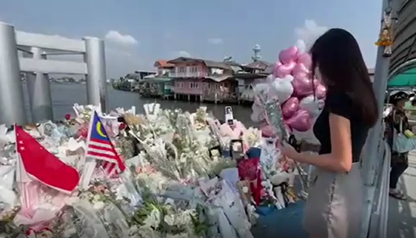 แห่วางดอกไม้อาลัย &quot;แตงโม&quot; จนท.เคลียร์เปิดใช้โป๊ะเรือ 14 มี.ค.นี้