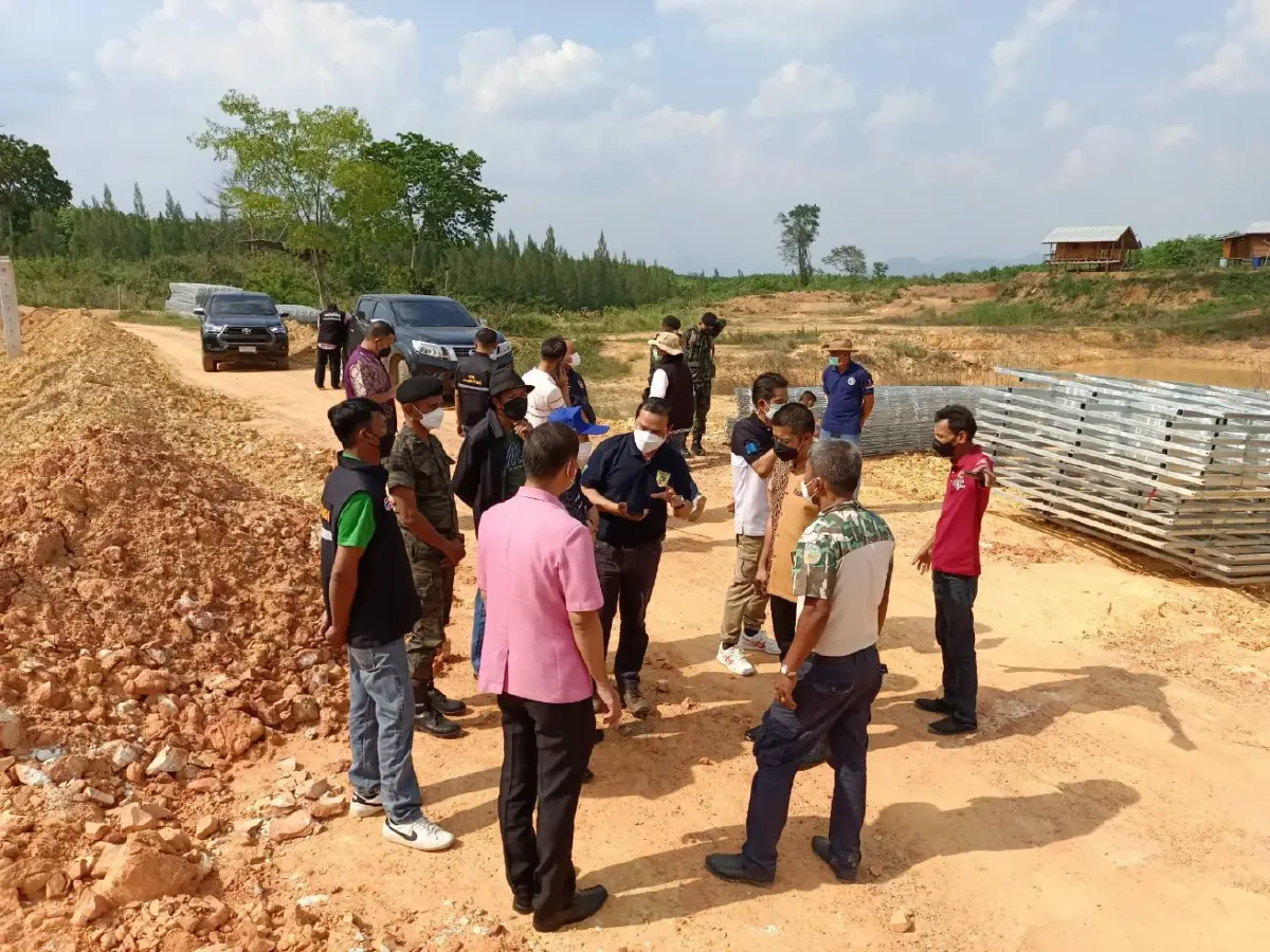 อุทยานแห่งชาติแก่งกระจาน ลงพท.ตรวจสอบ โครงการแนวรั้วป้องกันช้างป่า