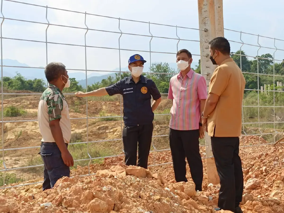 อุทยานแห่งชาติแก่งกระจาน ลงพท.ตรวจสอบ โครงการแนวรั้วป้องกันช้างป่า