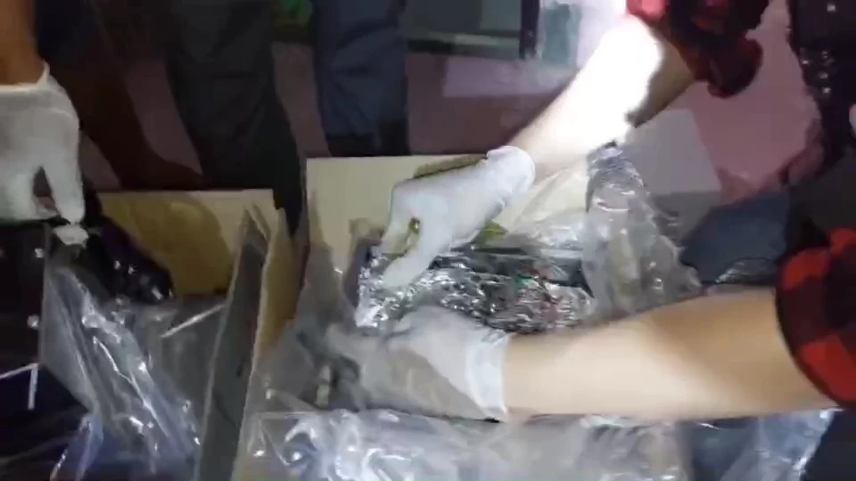 จับล็อตใหญ่ ยาเสพติดซุกในหม้อทอด