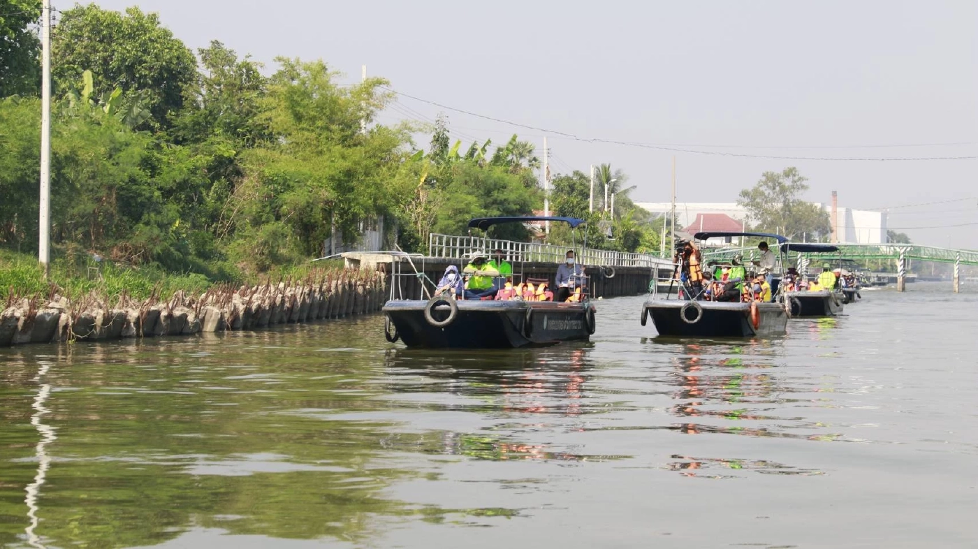การก่อสร้าง "เขื่อนคลองแสนแสบ นครเนื่องเขต"