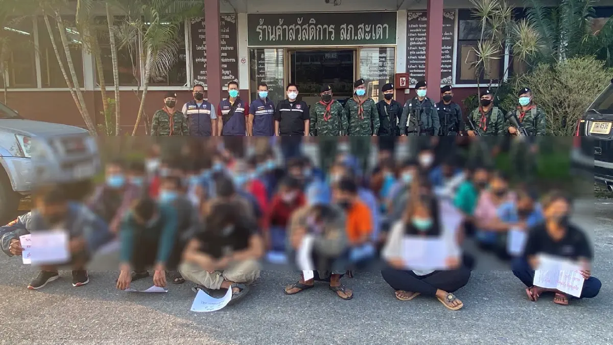 รวบแรงงานต่างด้าว