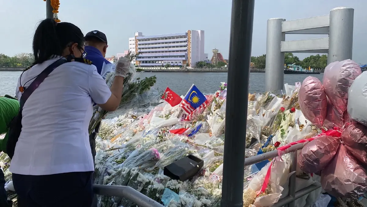 เจ้าท่าปัดห้ามวางดอกไม้ไว้อาลัย "แตงโม" แค่นำของเก่าออก
