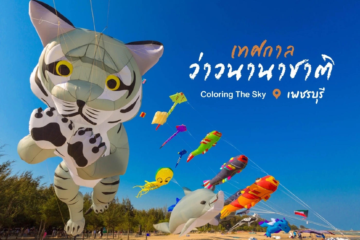 เริ่มแล้ว “เทศกาลว่าวนานาชาติ ปี65”  ซัมเมอร์นี้ ชวนหนีร้อนมาเล่นว่าว