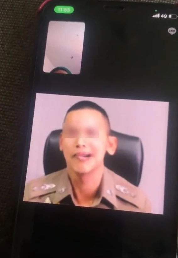 ไม่เนียน! แก๊ง "คอลเซ็นเตอร์" ใช้แอปตัดต่อรูป "ผกก." หวังหลอกเหยื่อ 