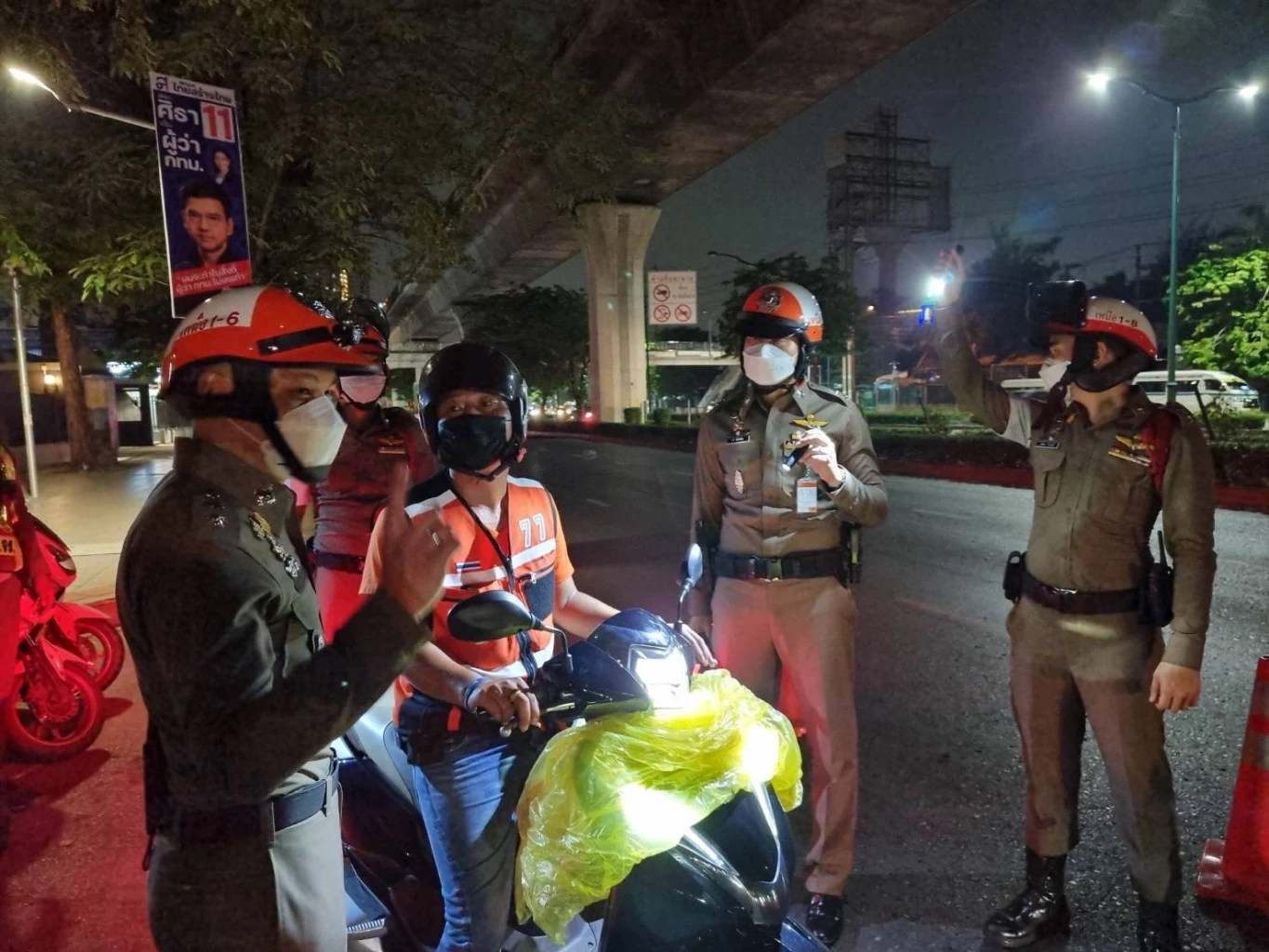 จราจรกลาง ตรวจจุดเสี่ยง ในพื้นที่ กทม. ช่วงเทศกาลสงกรานต์2565