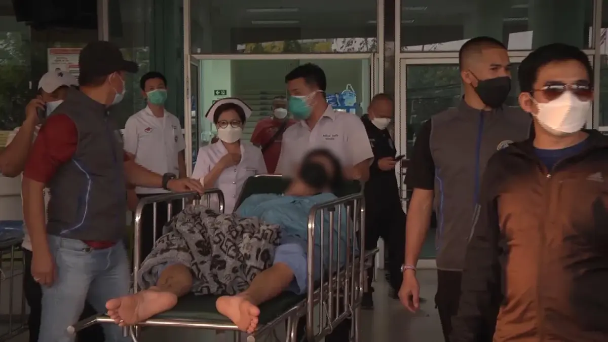 หนีไม่รอดรวบมือยิงคู่อริในห้องฉุกเฉินคาโรงพยาบาลกาฬสินธุ์