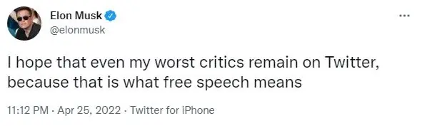Twitter : elonmusk