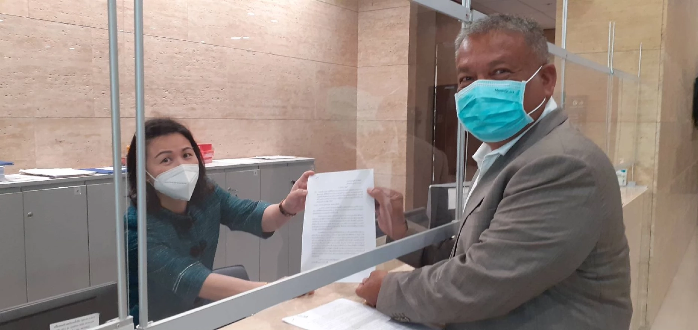 ยื่นหนังสือถึง"ชวน"สอบเลขาสภาจัดวัคซีนวีไอพีให้บิ๊กชิโน-ไทยก่อสร้างสภา