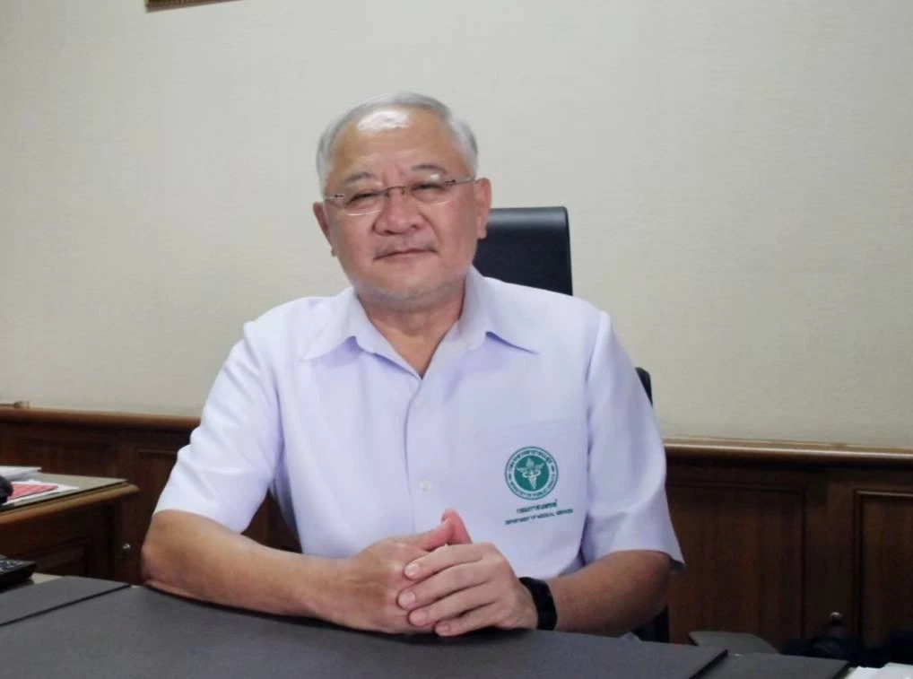 นายแพทย์มานัส โพธาภรณ์ รองอธิบดีกรมการแพทย์