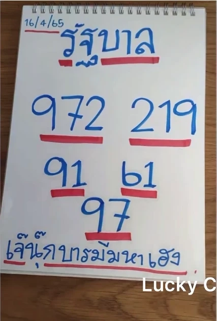รวมไว้ตรงนี้ เลขเด็ดเจ้าแม่ดัง เจ๊ฟองเบียร์ แม่น้ำหนึ่ง เจ๊นุ๊ก งวด16/04/65