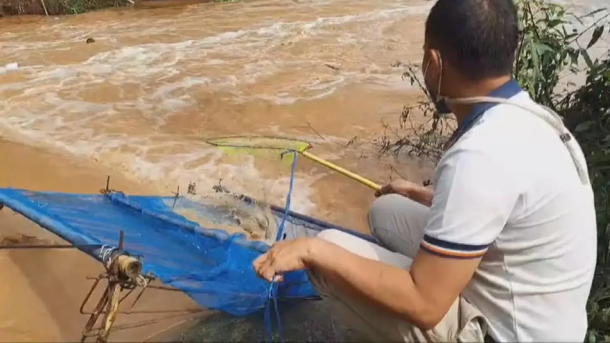 อานิสงส์น้ำหลาก ชาวบ้านจับปลาได้วันละ1,000 บาท!