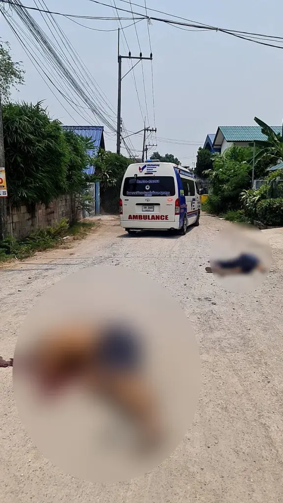 "บางปิ้ง" เดือด .38 ยิงผัว-เมีย อสม. พร้อมเจ้าของห้องเช่า ดับ 3 ศพ