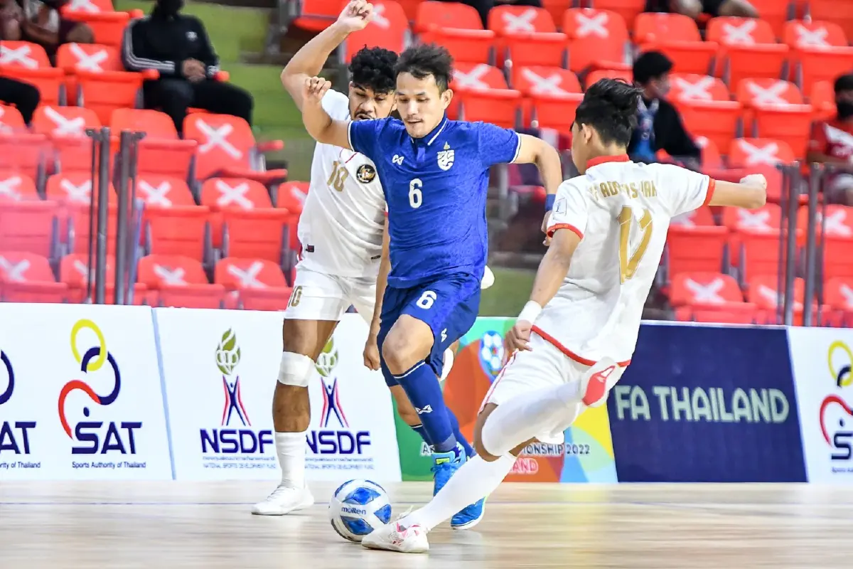 ฟุตซอลไทย ไล่เจ๊า อินโดนีเซีย 2-2 นำฝูงกลุ่มเอศึกชิงแชมป์อาเซียน