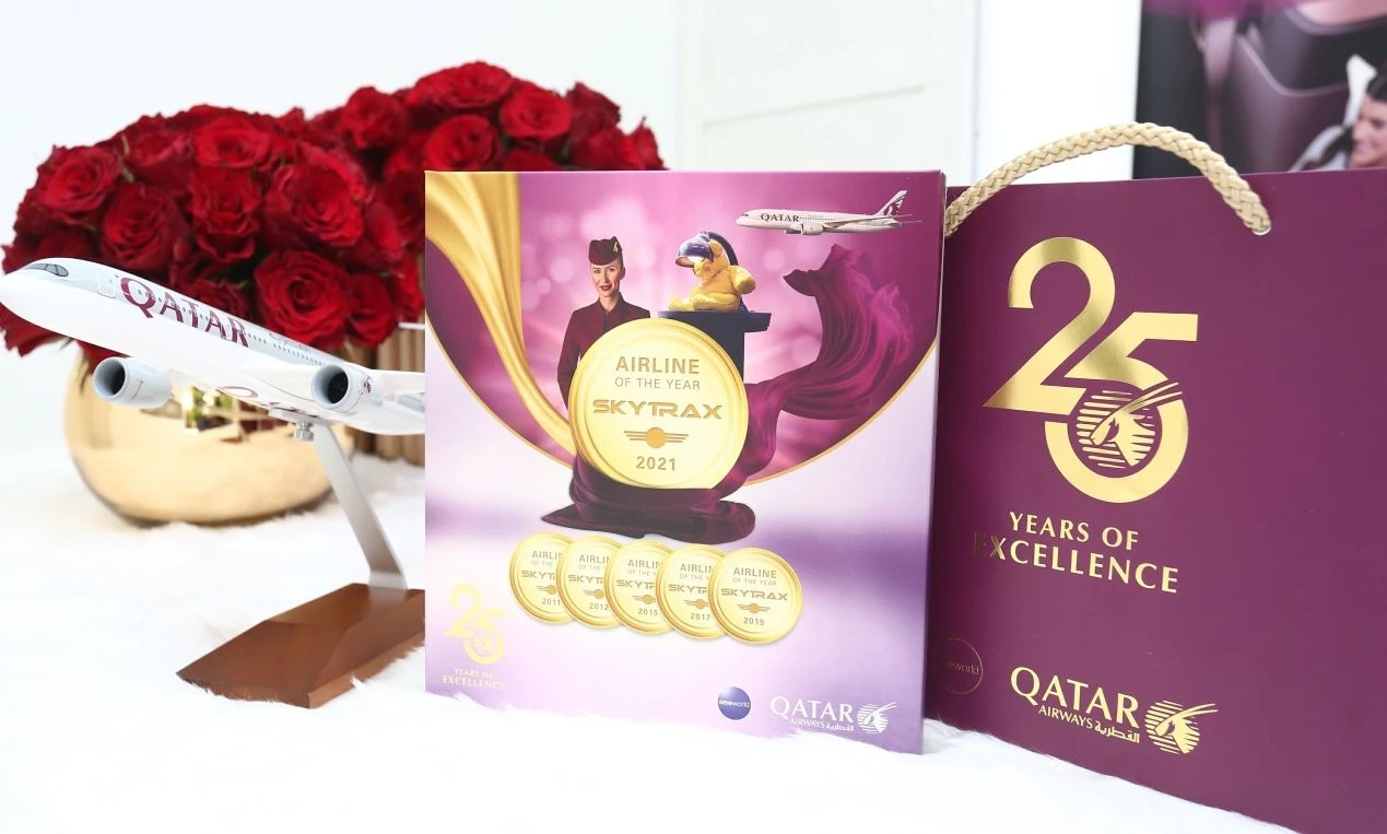 กาตาร์ แอร์เวย์ส ฉลองครบรอบ 25 ปี สานต่อเมนูอาหารไทยกับเชฟเอียน