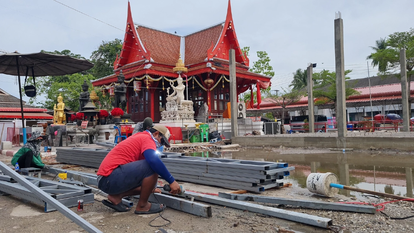 วัดจุฬามณีเร่งปรับปรุงเพื่อเปิดรับพุทธศาสนิกชนที่จะมา