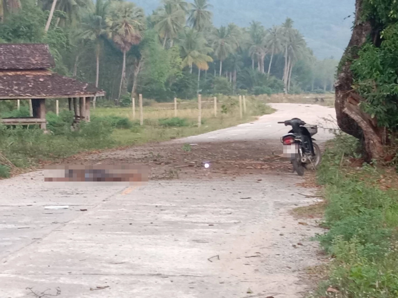 บึ้มสายบุรี ชาวบ้านดับ 1 อีโอดีรุดตรวจเจอลูกสองเจ็บอื้อ 